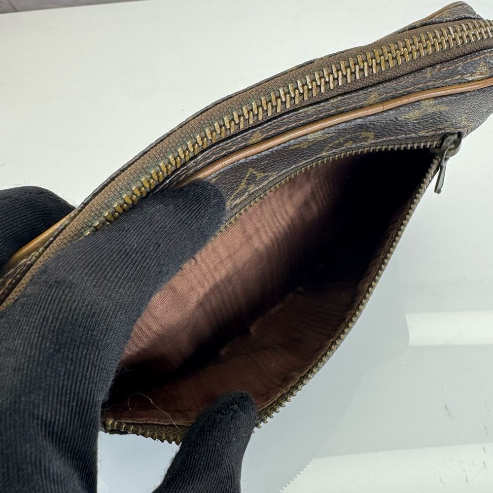 Vintage Louis Vuitton Monogram Toiletry Cosmetic Pouch Clutch - Picture 10 of 13
